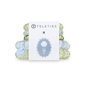 Teleties Hair Ties Set in Green and Blue